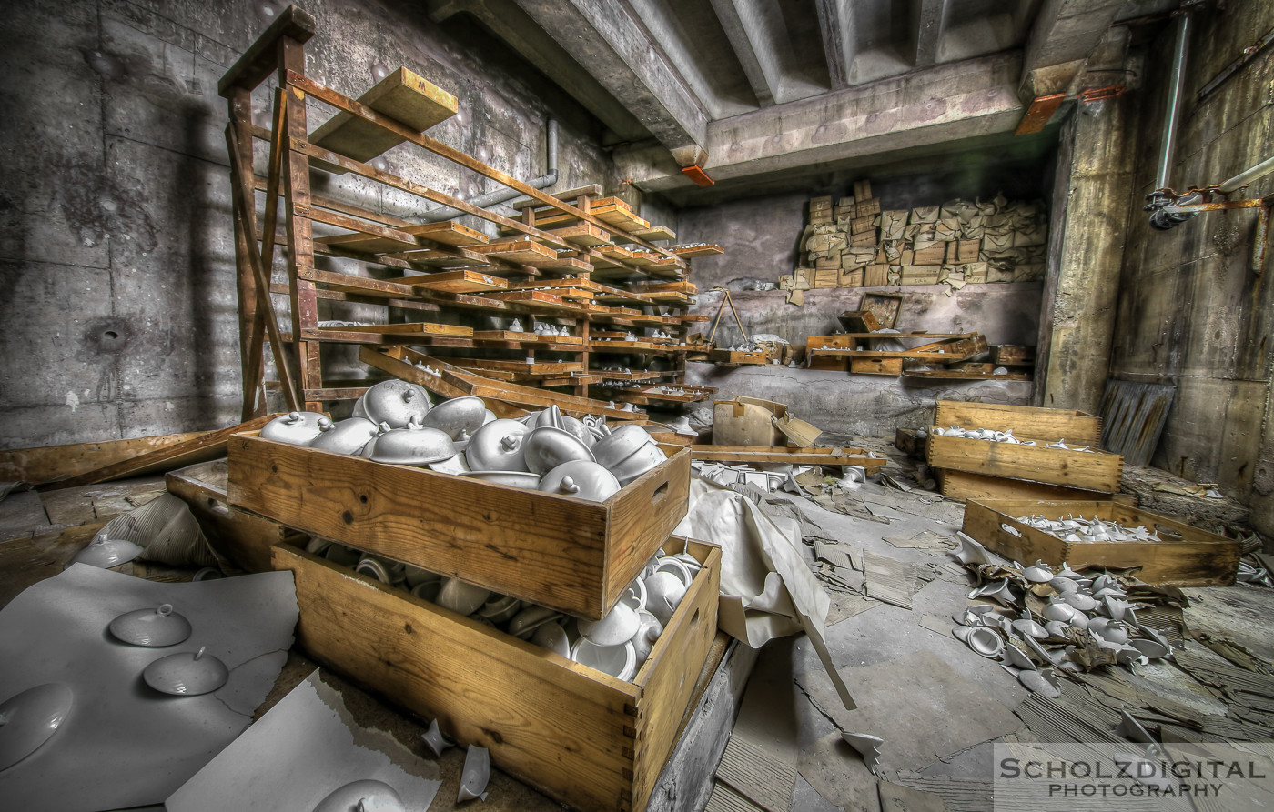 Urbex, Lost Place, HDR, Abandoned, verlassene Orte, verlassen, verlaten, Urban exploration, UE, Verlassene Orte in Deutschland, Porzellanfabrik Pottery,