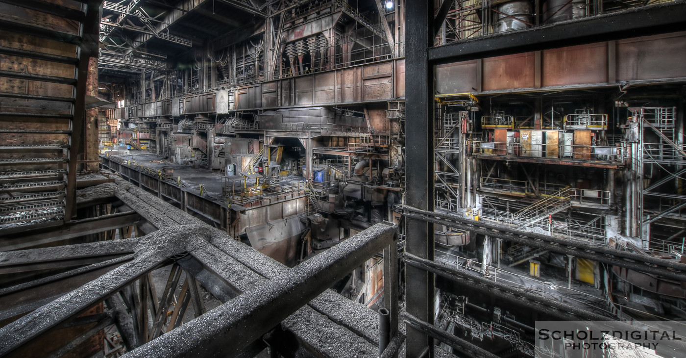 Urbex, Lost Place, HDR, Abandoned, verlassene Orte, verlassen, verlaten, Urban exploration, UE, Verlassene Orte in Belgien, Heavy Metal, Stahlwerk,