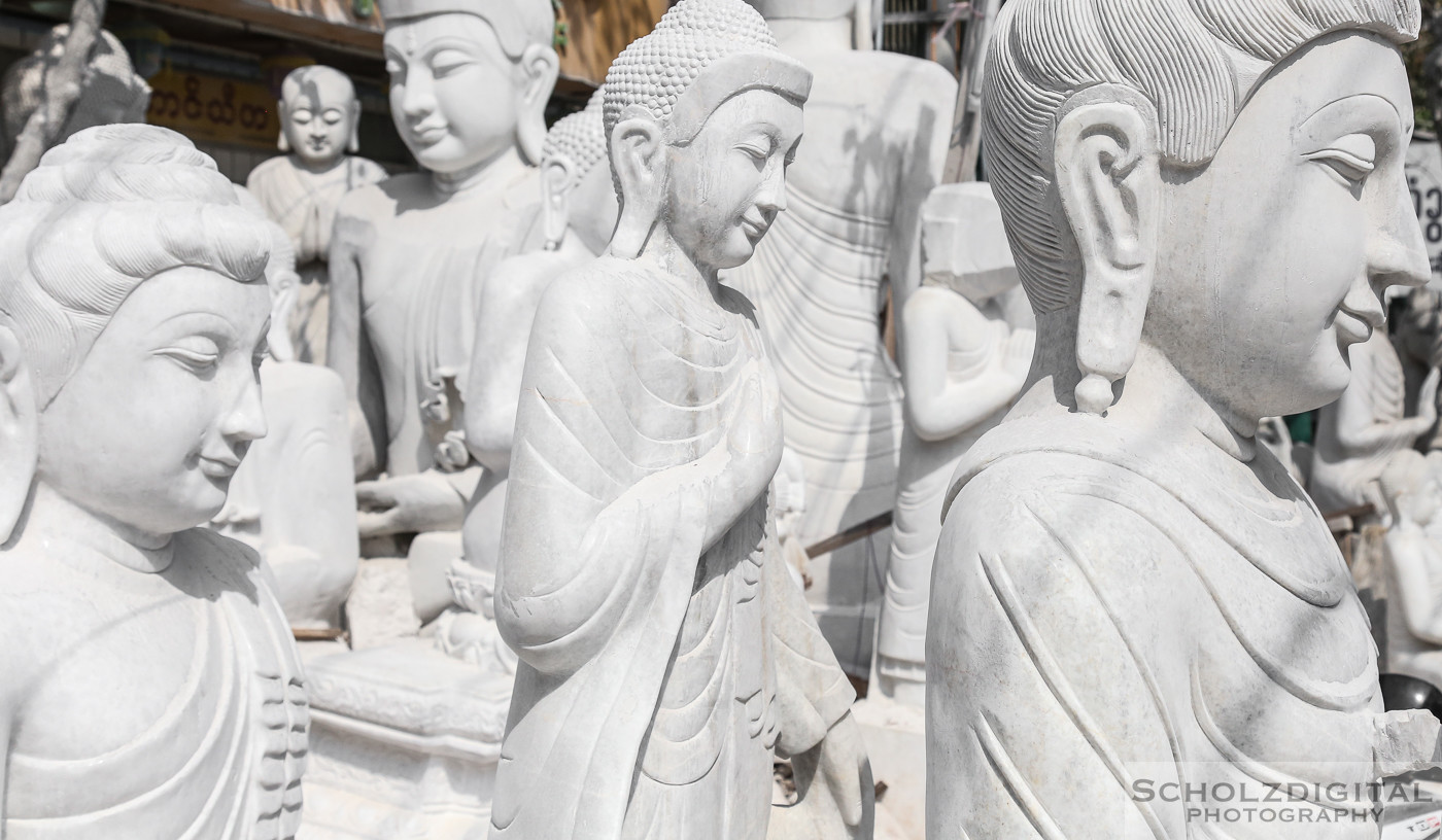 Birma, Buddha, Burma, Exploring, Figuren, Figurs, Handwerk, Mandalay, Marble, Marmor, Myanmar, Statuen, Steinmetz, Travelling, Reisebericht, Skulpturen