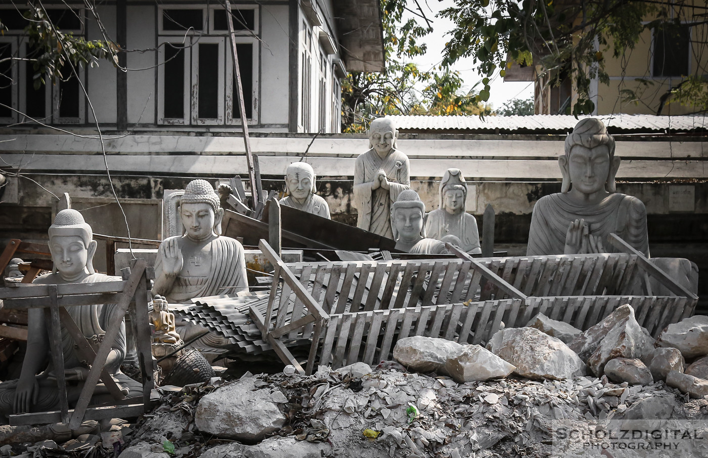 Birma, Buddha, Burma, Exploring, Figuren, Figurs, Handwerk, Mandalay, Marble, Marmor, Myanmar, Statuen, Steinmetz, Travelling, Reisebericht, Skulpturen