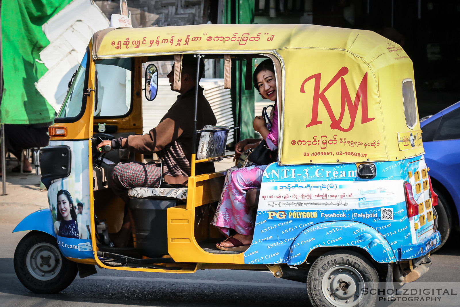 Exploring, Travelling, Myanmar, Mandalay, Birma, Burma, Traffic, Streetphotography, Travelling, Wanderlust, Southeastasia, asia, travel, globetrotter, travelphotography, Taxi