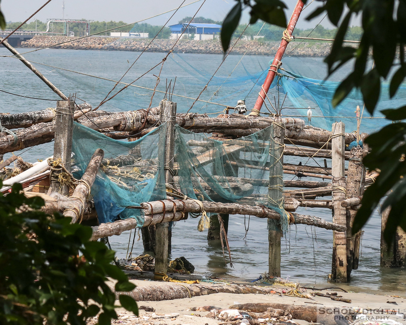 chinesische Fischernetze, Cochin, Fisch, Fischer, Fischerei, India, Indien, Kerala, Kochi, Rundreise, Streetphotography