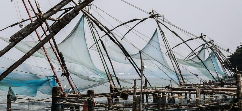 chinesische Fischernetze, Cochin, Fisch, Fischer, Fischerei, India, Indien, Kerala, Kochi, Rundreise, Streetphotography