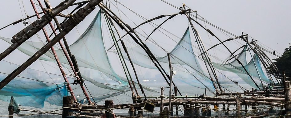 chinesische Fischernetze, Cochin, Fisch, Fischer, Fischerei, India, Indien, Kerala, Kochi, Rundreise, Streetphotography