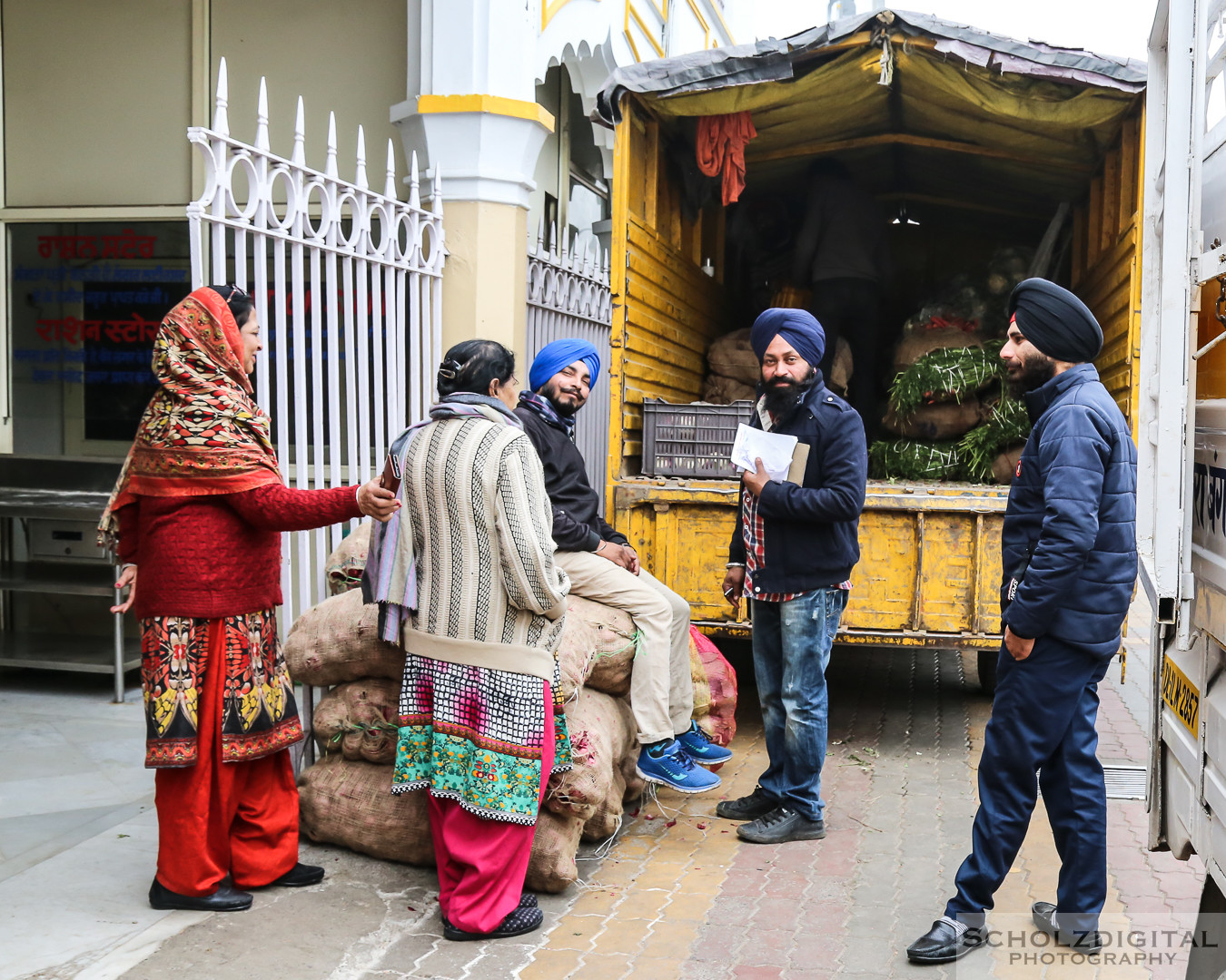 Küche im Gurudwara Bangla Sahib, Sikh-Tempel, New Delhi, Indien, India