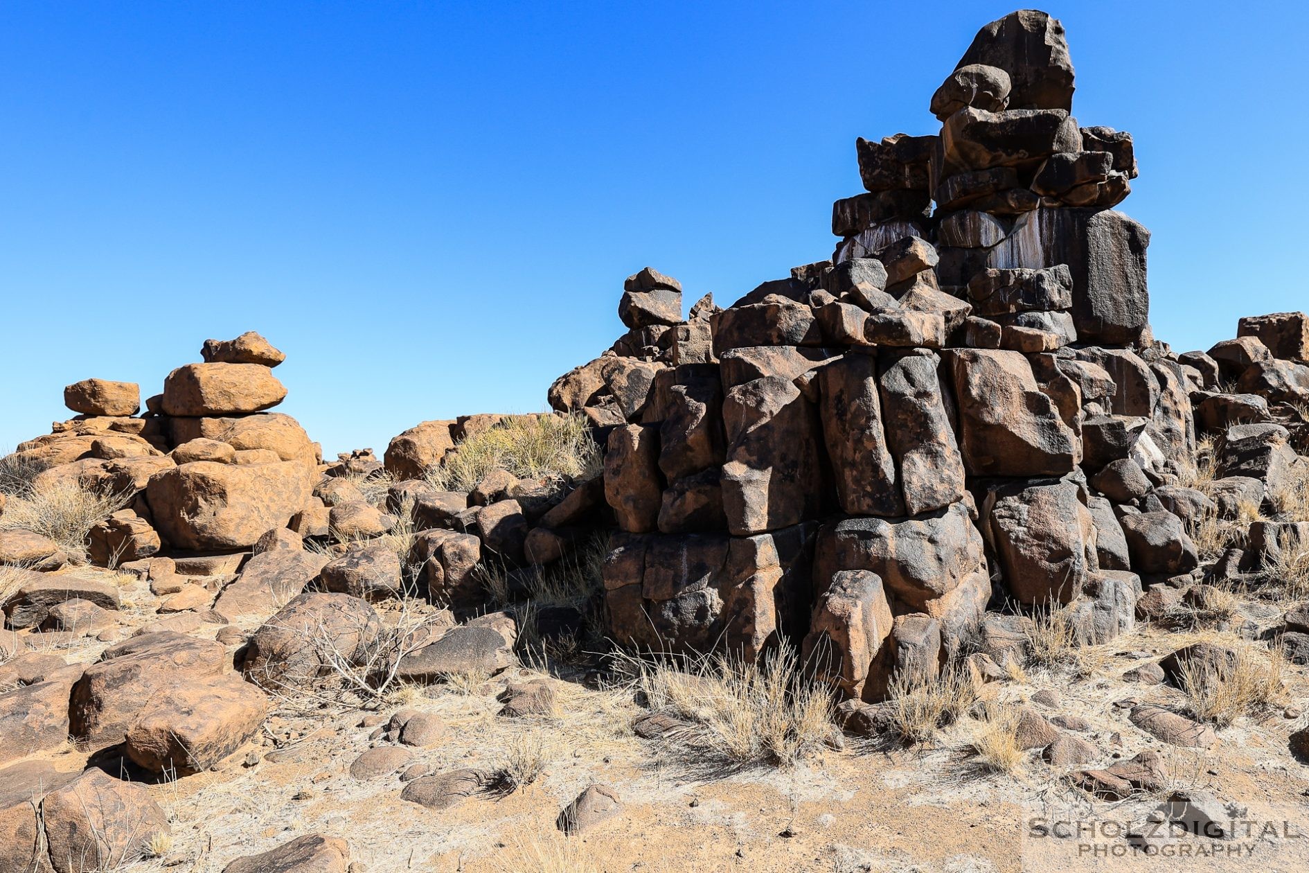 Dolerit Felsen in Namibia