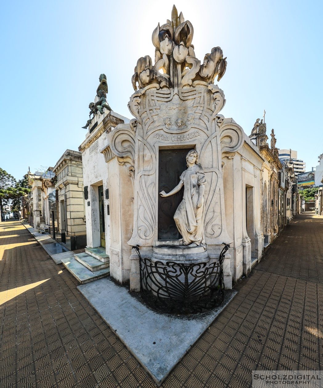 Mausoleum auf dem Friedhof Recoleta in Buenos Aires