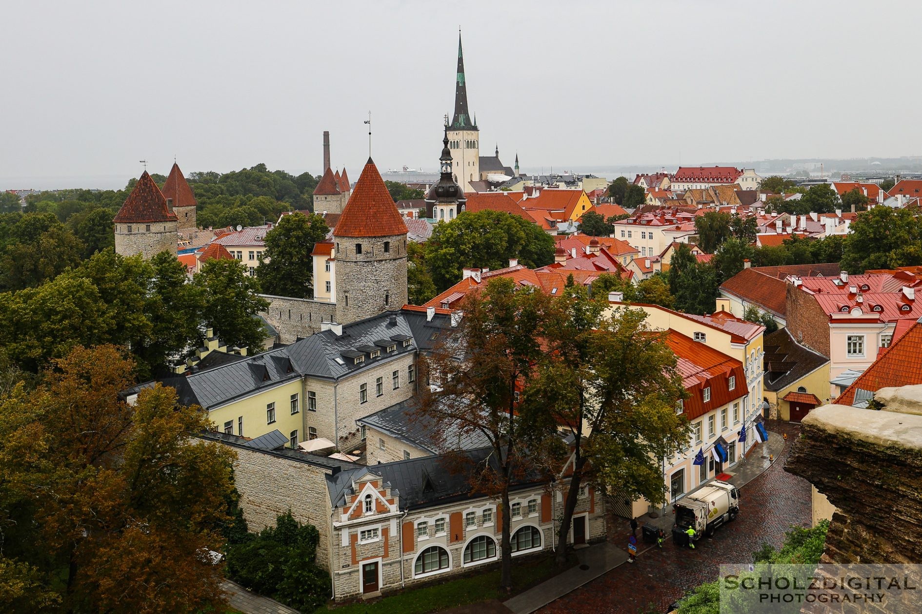 Blick vom Domberg auf die Unterstadt