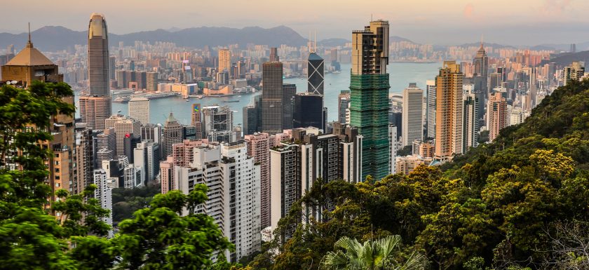 Wenn sich der Nebel verzieht – Blick vom Victoria Peak