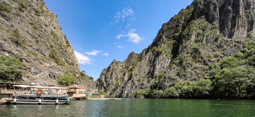 Der Matka Canyon zählt zu den schönsten Naturzielen Nordmazedoniens.